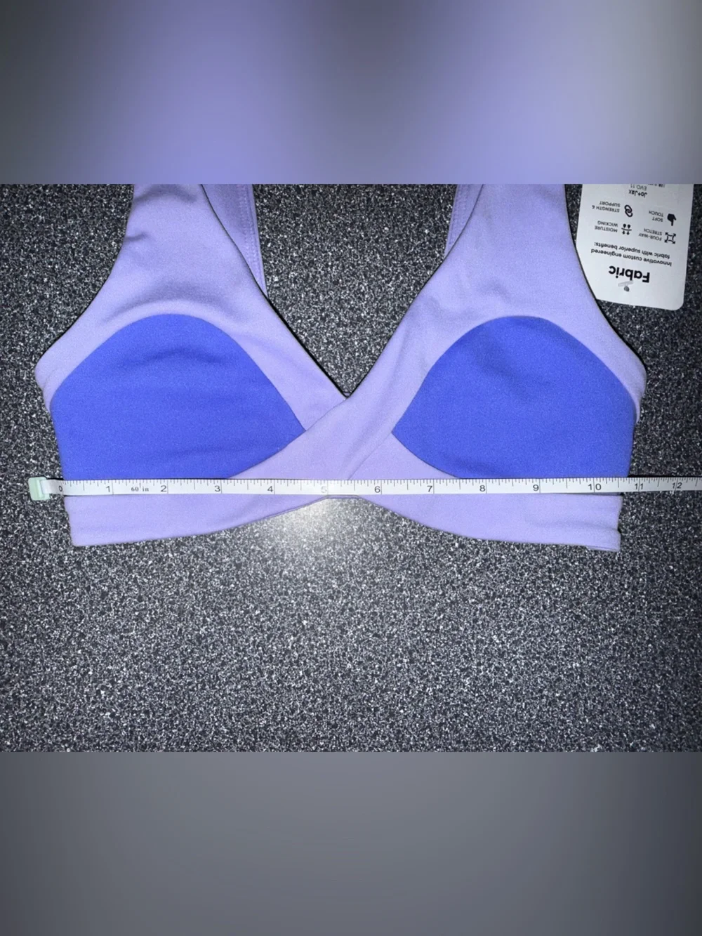 Jo & Jax NWT!! Lavender/Periwinkle Dance Bra Size Youth Large